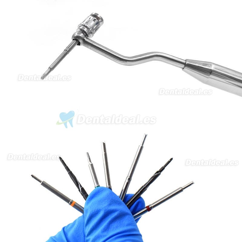 Kit de Extracci&oacute;n de Tornillos Da&ntilde;ados para Implantes Dentales Extractor de Tornillos Rotos